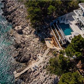 6 bedroom villa with infinity pool and sea views, Korcula Island, sleeps 12